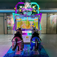 Máquina de juego de simulación de equitación, simulador de carreras interactivo, juego de parque de atracciones, juego de movimiento, juego interactivo, español, metálico