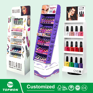 Cửa Hàng Bán Lẻ Bán Lẻ Giấy Trưng Bày Đồ Trang Điểm Hộp Xé Để Mở Hộp Trưng Bày Sơn Móng Tay/Son Dưỡng Môi - Product Image 6