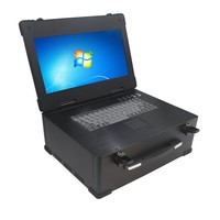 Étui portable robuste pour ordinateur portable Upturn 4U15,6 pouces avec des capacités d'extension puissantes, format ATX, style rack et ventilateur