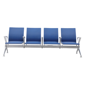 Chaise élégante 3 places avec accoudoirs pour aéroports, halls de banques et hôpitaux – Conception durable - Product Image 2