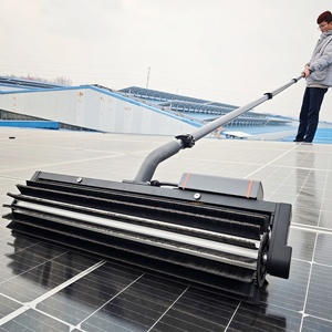 SUNNOVA N1 Asta Telescopica 10m, Strumento di Pulizia Fotovoltaica ad Alta Potenza 240W, per Pannelli Solari in Fibra di Carbonio, Larghezza 65cm, Uso a Secco/Con Acqua, 24V/28Ah - Product Image 2