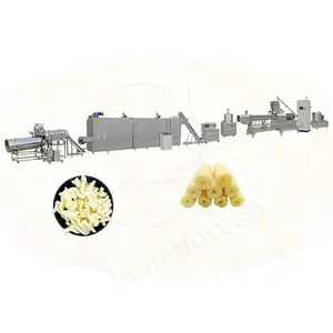 OCEAN Corn Cheese Ball Puffed Snack Make Equipment Core Filling Stick Línea de producción de extrusión de alimentos