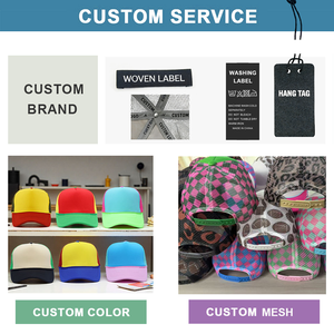Gorra de Béisbol de 5 Paneles de Poliéster con Logotipo Personalizado, Gorra de Verano Transpirable con Malla de Espuma, Diseño a Cuadros, Sublimación, Gorra Trucker - Product Image 2