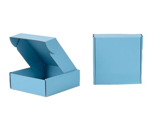 Scatola di Cartone Ondulato per Spedizione Cosmetici con Stampa Logo, Confezione Regalo per Vestiti e Scarpe, Scatola Pieghevole in Carta - Product Image 5