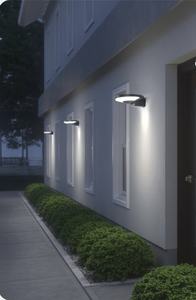 Lampe murale extérieure en aluminium de style nordique moderne, éclairage solaire simple, étanche, <span class=keywords><strong>d</strong></span>écoration pour couloir et balcon - Product Image 6