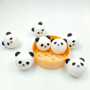Hot Selling Pop Toy Squeeze Toy Decompression Small Relieve Stress Squeeze Panda Dumplings Toys - Product Image 1