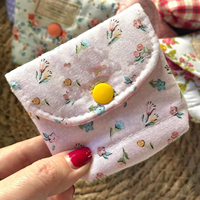 Sac à cosmétiques mignon et élégant en forme de fleur, mini sac à maquillage coloré avec logo personnalisé pour les filles et l'usage quotidien