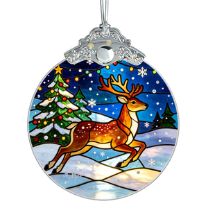2026 Traditional Hand Painted Stained Glass Spider Hanging <b>Christmas</b> <b>Tree</b> Ornament <b>Clearance</b> Gift Sunshine Catcher Unscented - Product Image 2