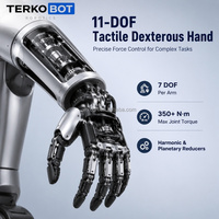 Robot Humanoide Bípedo TERKOBOT Gen1 de Fábrica con Caminata Autooptimizada y Equilibrio Antidisturbios para la Enseñanza Universitaria de STEM
