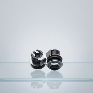 Nuova Valvola di Sfogo Pressione Pneumatici Nera - Foro Ruota da 5/8 Pollici - Lega di Alluminio per Auto <span class=keywords><strong>Sprint</strong></span> - Product Image 1