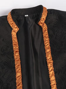 <span class=keywords><strong>2023</strong></span> Halloween Medieval Steampunk <span class=keywords><strong>Assassin</strong></span> Elves pirata disfraz hombres adultos negro largo Split chaqueta gótica abrigos traje ropa - Product Image 5