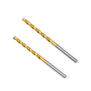 Good Wear Resistance HSS Spiral Deep Slotting Drill Bit With Titanium Coating