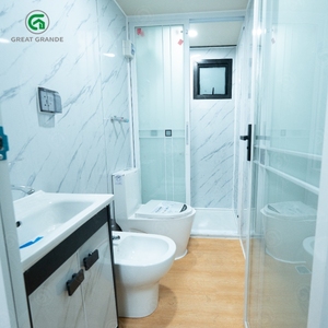 现代预制2层住宅豪华模块化钢别墅，带浴室预制预制住宅，用于居住办公住宿 - Product Image 4