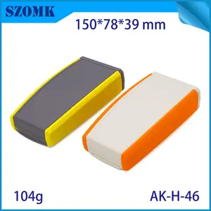 Szomk ABS Handheld Instrument Battery Case Electronic Box Portable Display Small Remote Plastic Handheld Enclosure
