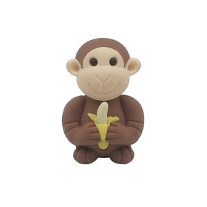 STASUN新新奇创意TPR可爱动物3D猴子橡皮擦礼物猴子形状橡皮擦橡皮铅笔文具 - Product Image 1