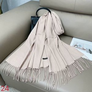 2024 mới của phụ nữ mềm Cashmere khăn khăn choàng với tua nhiều màu sắc rắn giản dị dài mỏng mùa đông bọc in vuông Voile - Product Image 6