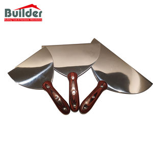 Spatola Industriale 6/8/10 Pollici in Acciaio Inox, Raschietto Rigido per Vernice con Manico in Legno, Personalizzabile OEM/ODM per Stuccatura e Pittura Murale - Product Image 1