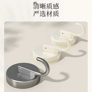 Suction Cup <b>Hook</b> Round Wall Mounted Strong Load Bearing Removable <b>Kitchen</b> Bathroom Clothes <b>Hook</b> - Product Image 2