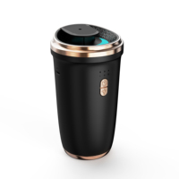 Nouveau produit Tersway, diffuseur d'arômes portable USB personnalisé, bouteille de 10 ml, diffuseur d'air pour voiture, lumière ambiante en forme de lune, diffuseur d'air pour voiture
