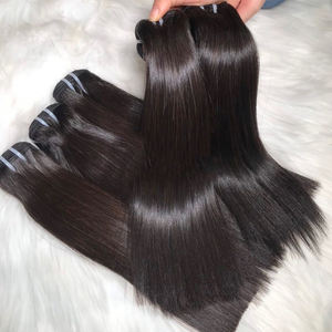 Usine En Gros Vietnamien Extensions De Cheveux Humains Vague Naturelle Afro Curl Lâche Vagues Profondes Os Droite Cuticule Alignée Brute - Product Image 1