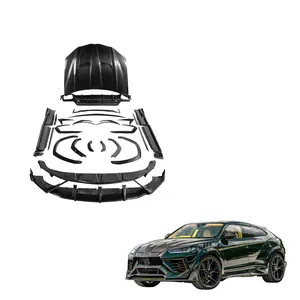 Автомобильные детали для тюнинга, передняя боковая юбка, задний диффузор, спойлер, капот, стиль TC, обвес из углеродного волокна для Lamborghini Urus Body Kit