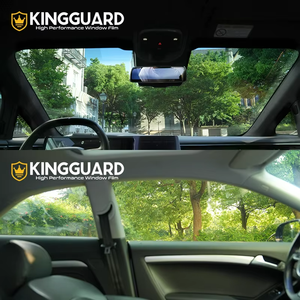 슈퍼 다크 개인 정보 보호 자동차 창 틴트 필름 VLT 01% 02% 단방향 태양 거부자가 치유 및 스크래치 방지 기능 - Product Image 4