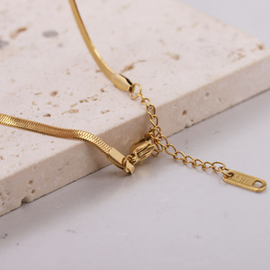 Fashion <b>Beaded</b> <b>Necklace</b> Gold 5Mm Round Zircon Minimalist Daily Wear - Product Image 5