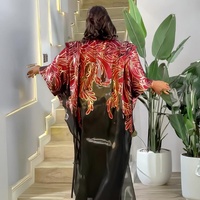 Magnifiques Robes Traditionnelles Africaines Dashiki avec Foulard Bubu Brodé de Strass, Grande Taille, Tissu Jacquard de Luxe pour Femme