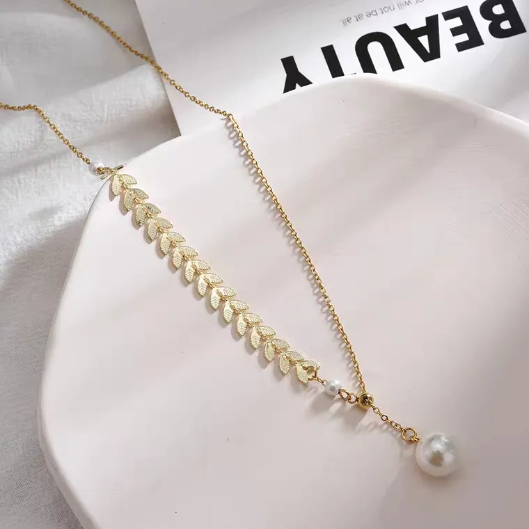 woman fashion jewellery women gold Stainless Steel Chain Necklace statement jewelry 18k gold plated pendant necklace for women