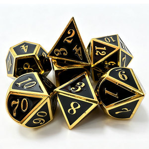 Jeu de dés polyédriques en métal de 16 mm DND pour jeux de table - Product Image 6