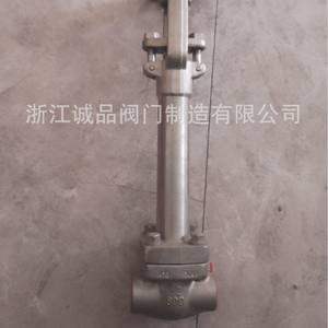 Vanne à boisseau droit cryogénique de type levage hermétique DZ61Y en acier forgé avec tige allongée soudée, norme américaine pour l'eau et l'huile - Product Image 3