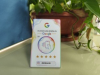 Tarjeta NFC Personalizada con Chip RFID 213/215/216, Resistente a Rayones, para Reseñas de Google, para Comercios, Salones y Hoteles