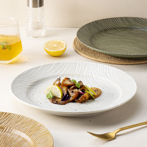 Juego de Platos de Cerámica Artesanal con Esmalte YAYU, Vajilla Beige para Restaurante y Hotel, Fabricante Personalizado - Product Image 5
