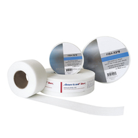 Ruban pour cloisons sèches Fibafuse 6 pouces Tissu de réparation pour cloisons sèches et plâtre sans papier X 75 pieds pour les fissures