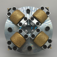 Rueda de martillo de diamante de doble capa soldada al vacío KANEOTEK para chorreo de arena acabado superficial mármol