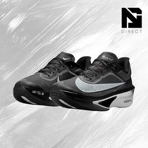 Nike Men's Zoom Fly 6 'Black Light Smoke Grey' Men Black Mesh Running Shoes Lace-Up Breathable All Seasons Solid Color Sneakers - Product Image 2
