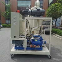 Machine de purification d'huile électrique Tongrui pour le traitement de l'huile de transformateur, de la turbine et des lubrifiants, débit de 1800L/H à 18000L/H, 380V