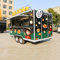 Chammp Remorque Bar Vintage Type Horse Box Entièrement Équipée, Food Truck Mobile pour Café et Glaces, Idéale pour Événements de Mariage