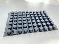 Pare-chocs de porte d'armoire en silicone personnalisé Armoires de cuisine rondes auto-adhésives Planches à découper Cadres pour photos