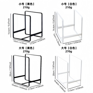 Draining Rack Cabinet Plate Organizer <b>Square</b> Shape Portable Installation Free Household Tableware Storage Rack - Product Image 2