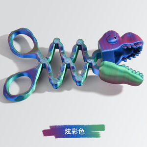 CHENXI Small Dinosaur Fist Scissors 3D Printed <strong>Toys</strong> Kids Interaction Funny Dinosaur Skeleton 3D Cartoons Printed <strong>Toys</strong> - Product Image 5