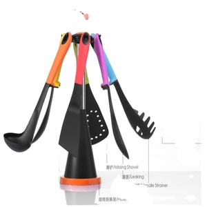 Dụng cụ nhà bếp 7-Piece không dính Pan Nylon đồ dùng nhiệt độ cao nấu ăn muỗng xẻng - Product Image 1