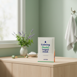 Suiskin Calming Herb Vegan Mask Sheet 5 Ea for Face Care - Product Image 3