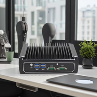 PC Industrial Sin Ventilador Personalizable OEM/ODM con Core I3 de 10.ª Generación, M.2 DDR4, LAN Dual de 2.5G, Certificación CE RoHS, Señalización Digital, Nuevo