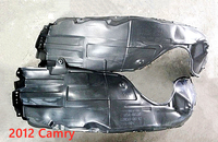 Fabricant pour Toyota pour Yaris Garde-boue intérieur avant Protection contre les éclaboussures Doublure Modèle 53876-0D090 & 53875-0D090 Garde-boue de voiture