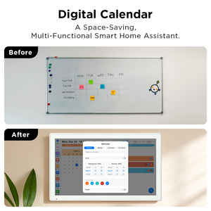 Calendrier numérique intelligent 15,6 pouces 1080P IPS tactile Android 15 Synchronisation automatique Google <span class=keywords><strong>Outlook</strong></span> Montage mural Organisateur familial 3 Go + 32 Go - Product Image 3