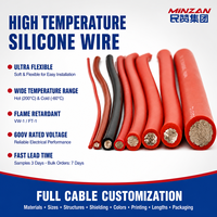 Cable Eléctrico de Silicona con Cobre Estañado VW-1 600V, Cable de Silicona Suave 6awg 8awg 10awg 12awg 14awg 16awg 18awg 20awg 22awg 24awg