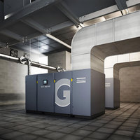 Atlas Copco GR110 FF Compresseur d'air rotatif à vis à deux étages Équipement de machine industrielle stationnaire 110kW 150HP 13bar 20 bar