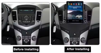 Monitor Mobil Android 13 untuk Chevrolet Cruze 2009-2014 8+128G GPS DSP RDS ADAS DVR Kipas Pendingin Kamera 360 Radio Mobil Video Audio