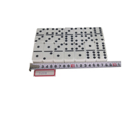 Ensemble de jeux dominos blancs, professionnel, deux pièces, personnalisé, de haute qualité